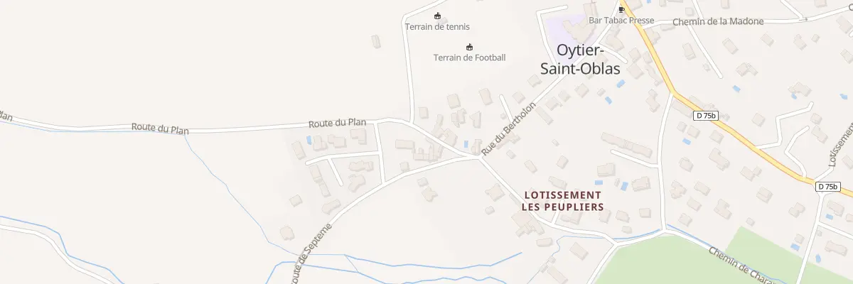 Plan du 5175 Le Bertholon à Oytier-Saint-Oblas