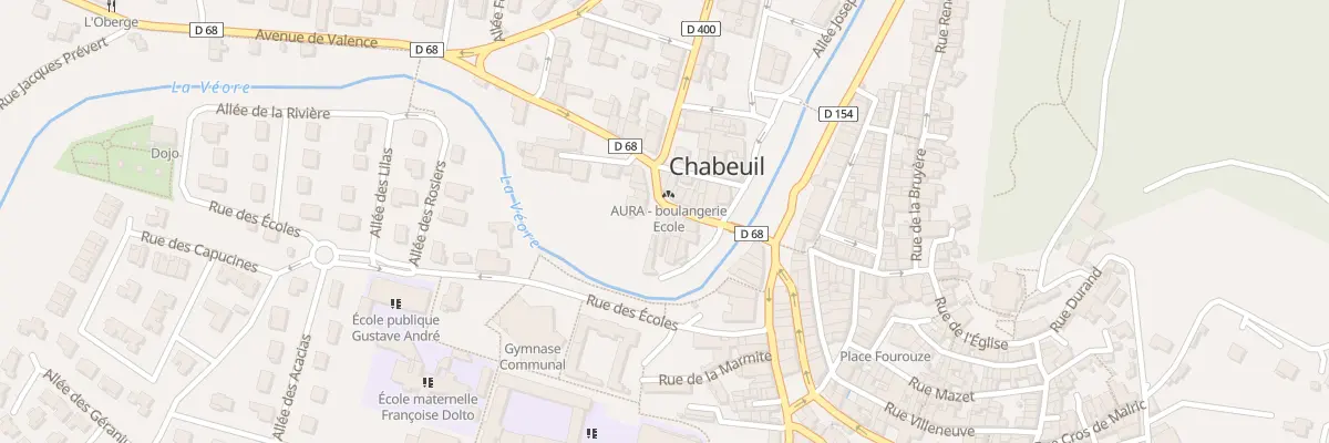 Plan du 13 Rue de l’Hopital à Chabeuil
