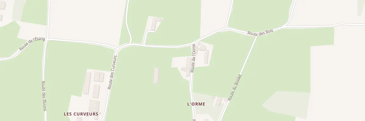 Plan du 833 Rte de l’Orme à Chavannes-sur-Reyssouze