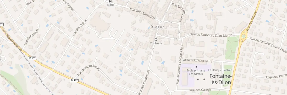 Plan du 18 Rue de la Confrérie à Fontaine-lès-Dijon
