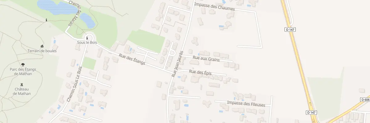 Plan du 57 Rue Jean Jaures à Genas