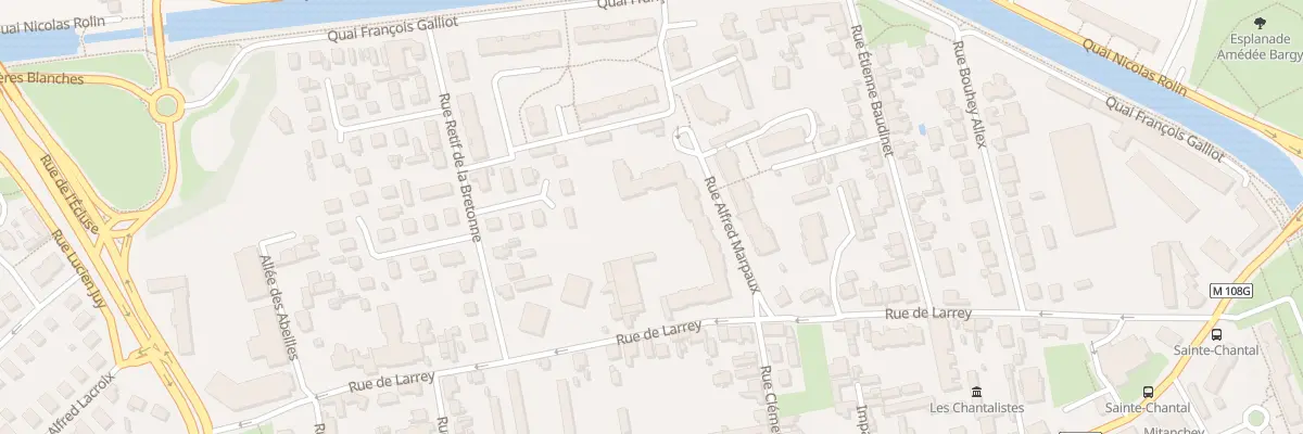 Plan du 7A Rue Alfred Marpaux à Dijon