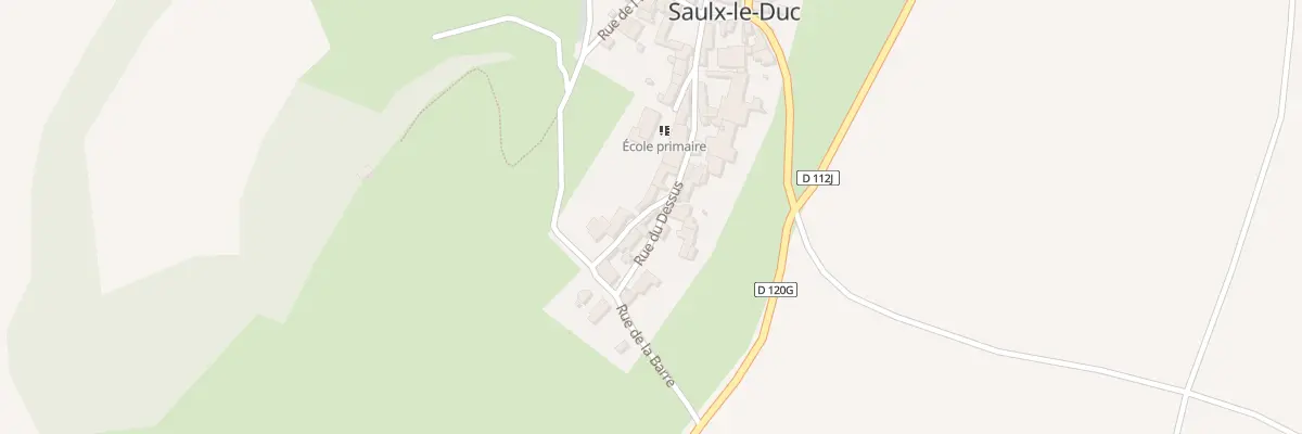 Plan du 16 Rue du Dessus à Saulx-le-Duc