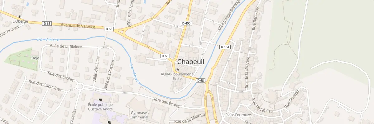 Plan du 8 Rue de la Véore à Chabeuil