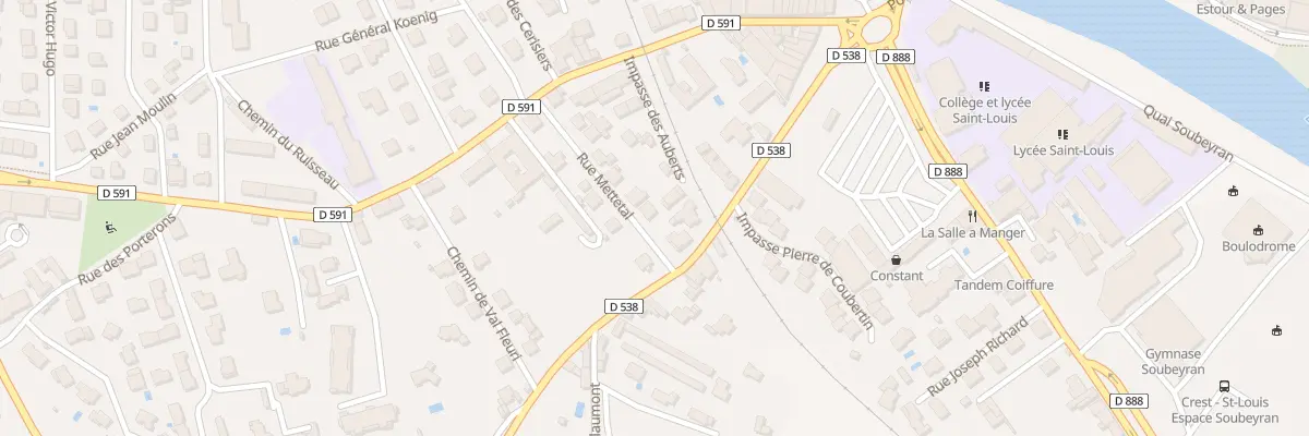 Plan du 18 Rue Mettetal à Crest