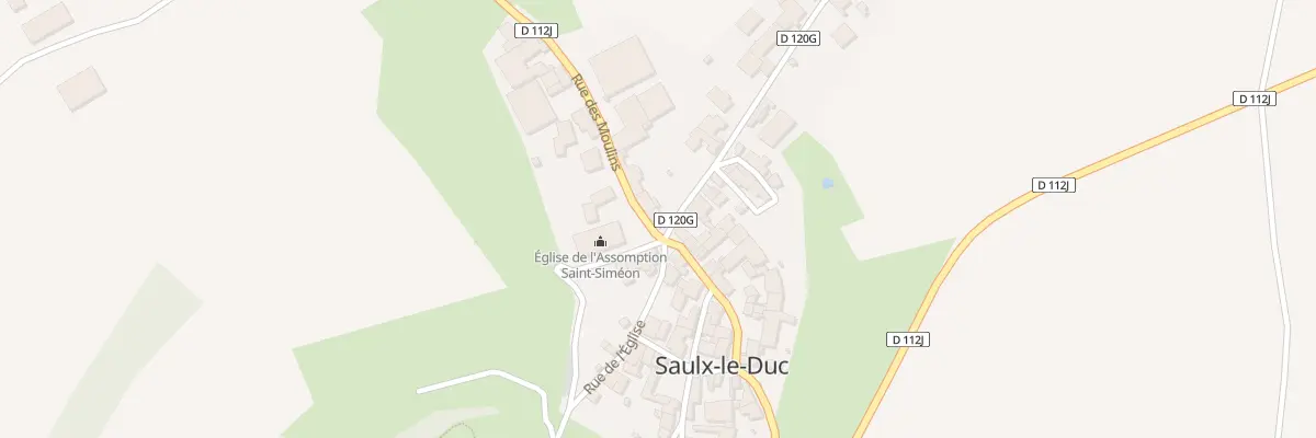 Plan du 2 Rue des Moulins à Saulx-le-Duc