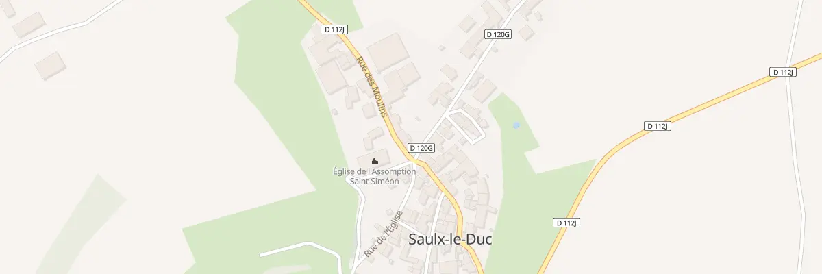 Plan du 4 Rue des Moulins à Saulx-le-Duc