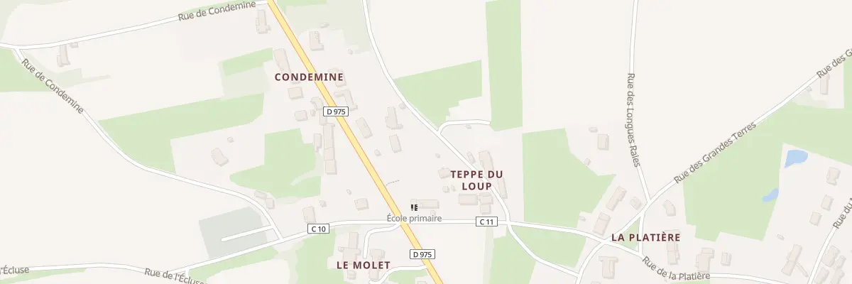 Plan du 308 Chem de la Teppe au Loup à Brienne