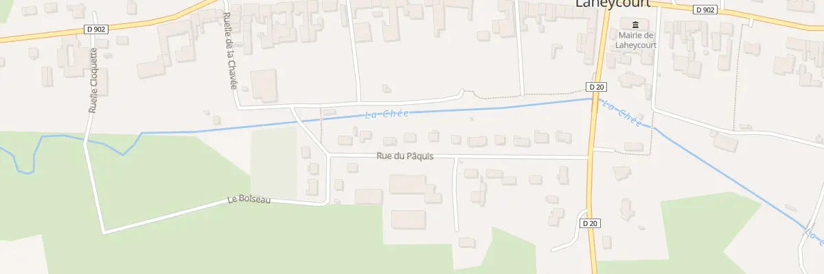 Plan du 16 Rue du Paquis à Laheycourt