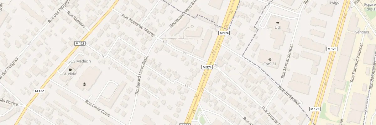 Plan du 24 Rue Alphonse Mairey à Chenôve