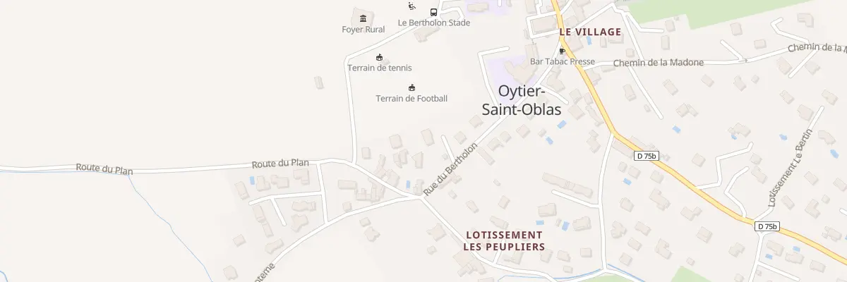Plan du 171 Le Bertholon à Oytier-Saint-Oblas