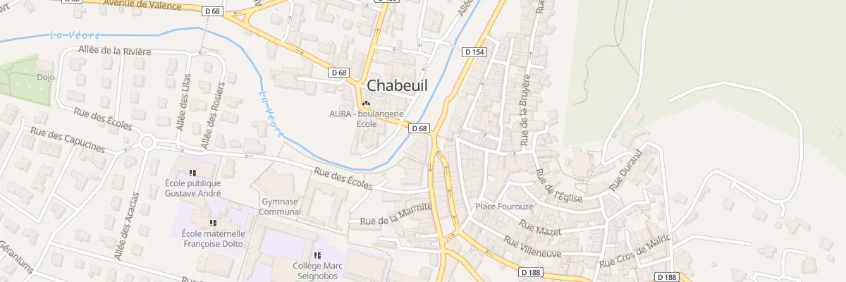Plan du 2 Pl Genissieu à Chabeuil