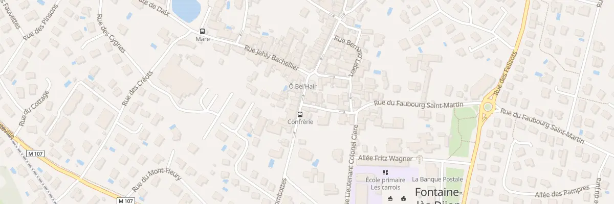 Plan du 5 Rue de la Confrérie à Fontaine-lès-Dijon
