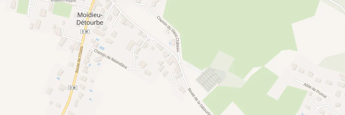 Plan du 300 Rte de la Détourbe à Moidieu-Détourbe