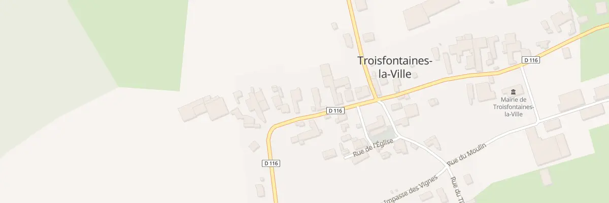 Plan du 15 Rue Saint Martin à Troisfontaines-la-Ville