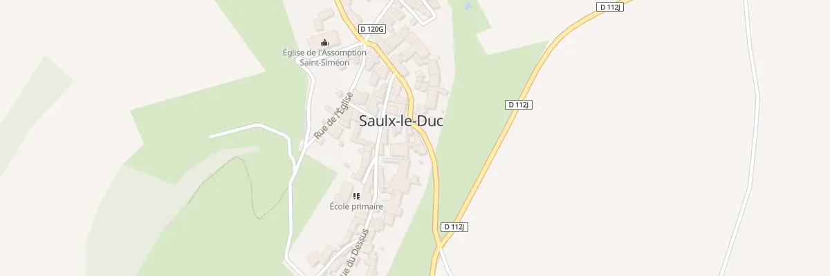 Plan du 2 Rte de Tarsul à Saulx-le-Duc