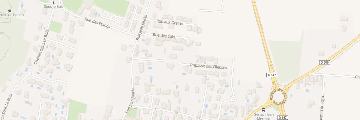 Plan du 47 Rue Jean Jaures à Genas