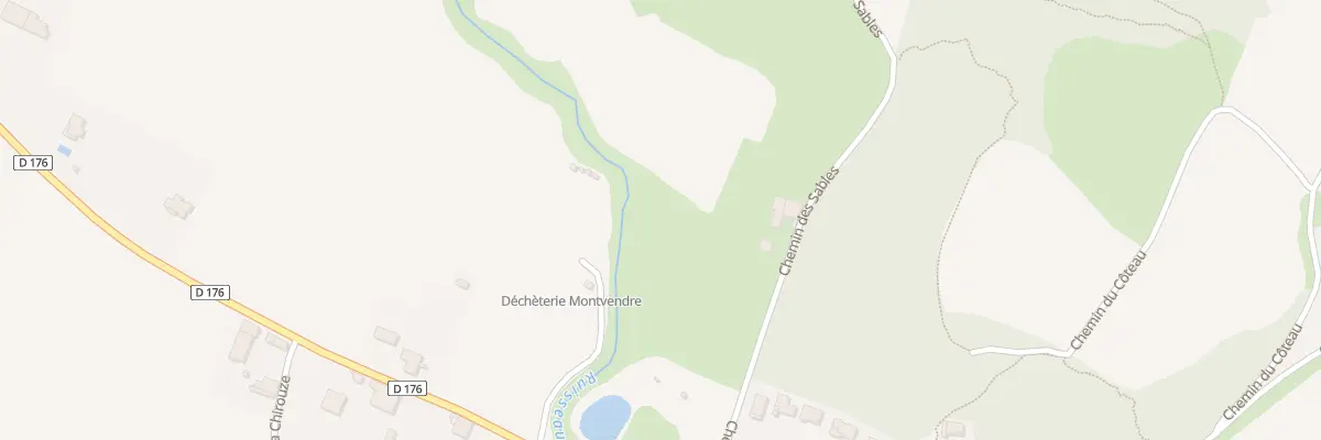 Plan du 375 Che des Sables à Montvendre
