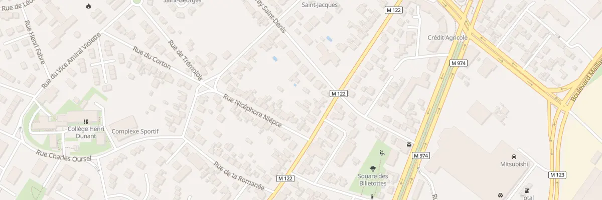 Plan du 102 Rue de Chenôve à Dijon