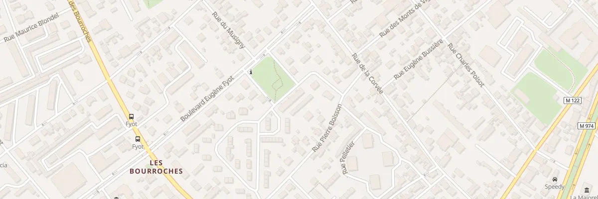 Plan du 11 Rue Henri Focillon à Dijon