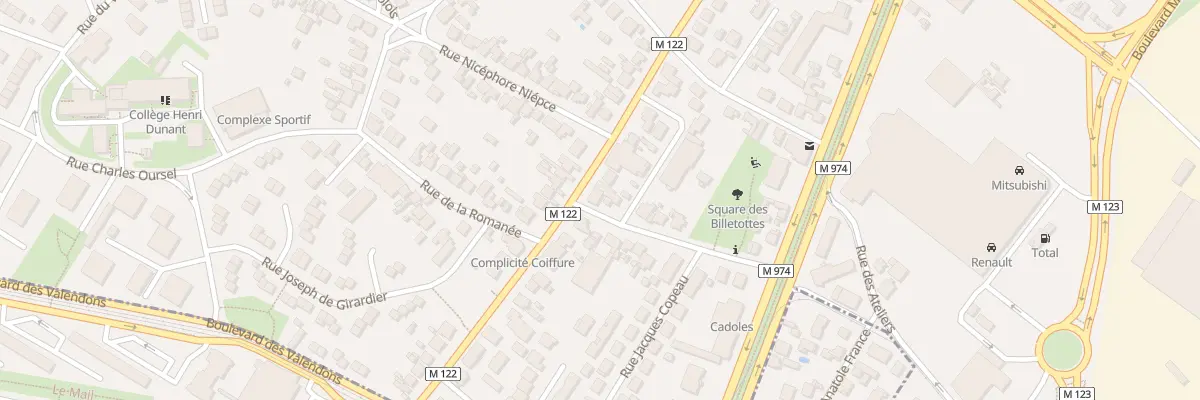 Plan du 105B Rue de Chenôve à Dijon