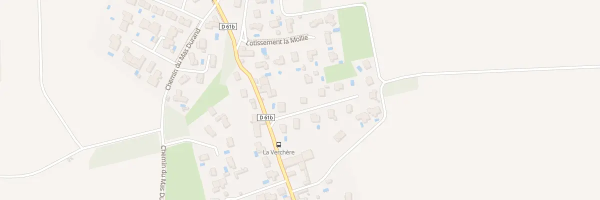 Plan du 2 Lot la Verchere à Thil