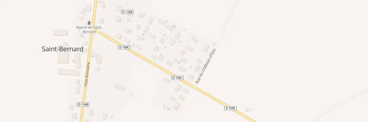 Plan du 2 Rue du Château d’Eau à Saint-Bernard