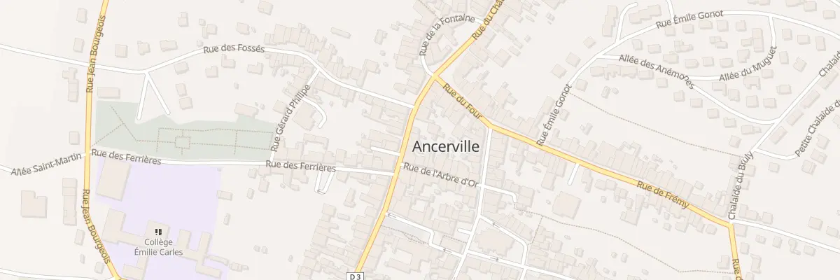 Plan du 9 Rue N et P Paquet à Ancerville