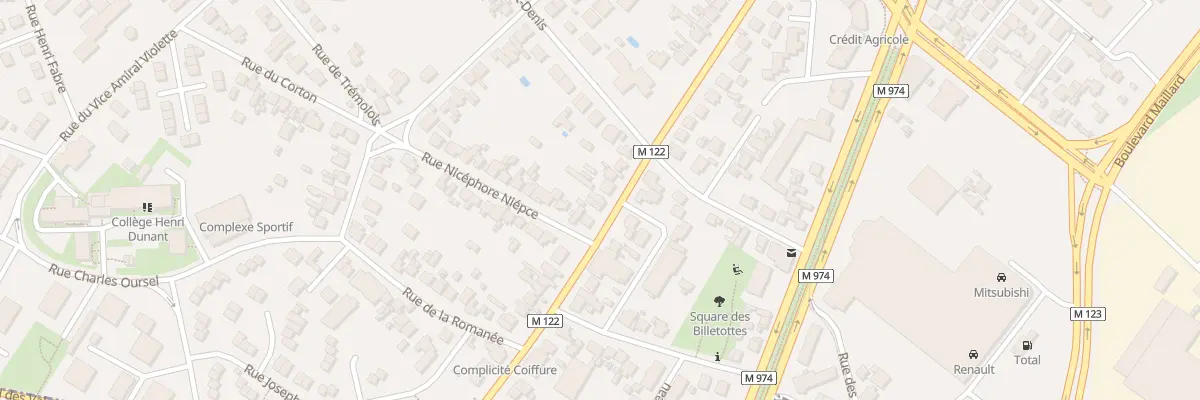 Plan du 102B Rue de Chenôve à Dijon