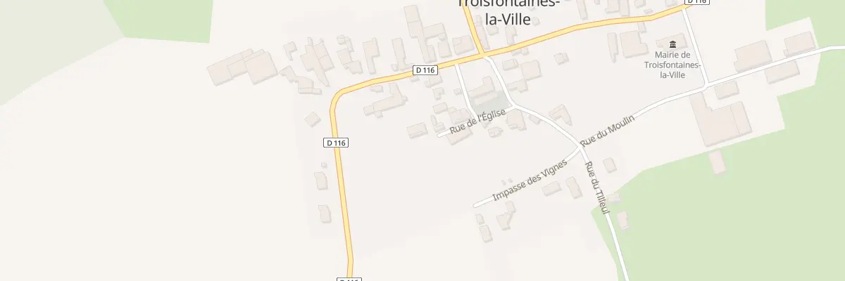 Plan du 7 Rue de l’Eglise à Troisfontaines-la-Ville