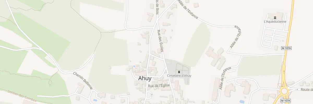 Plan du 8 Rue du Puits de Bois à Ahuy