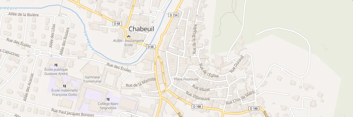 Plan du 2 Rue Correcterie à Chabeuil