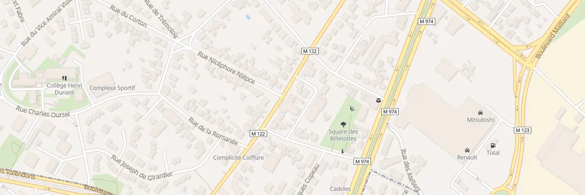 Plan du 99 Rue de Chenôve à Dijon