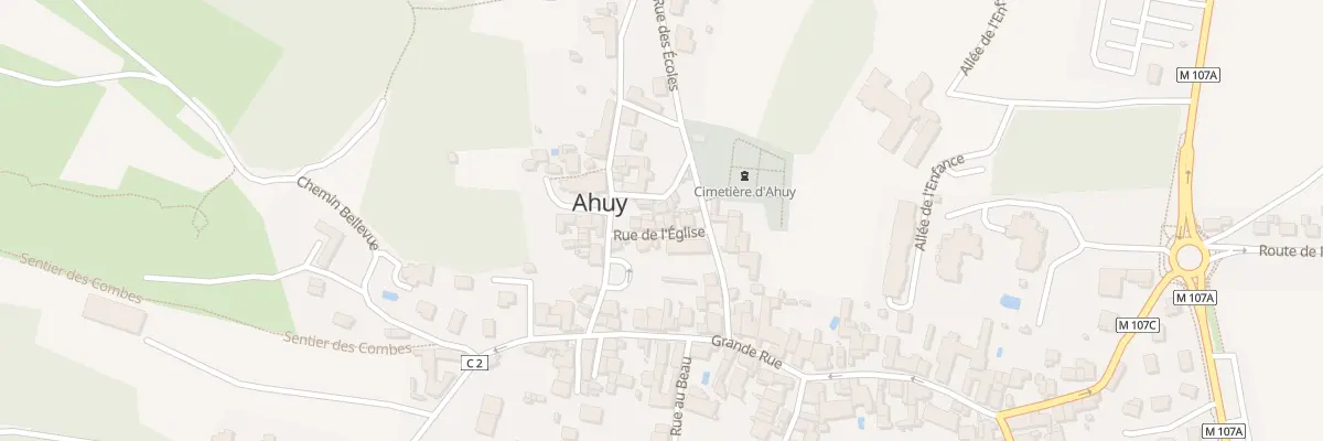 Plan du 1 Rle de la Chapelle à Ahuy