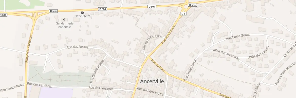 Plan du 32 Rue du Chateau à Ancerville