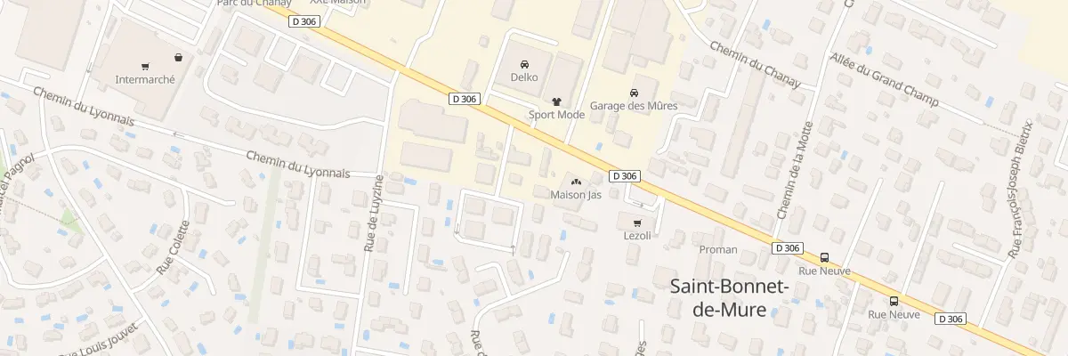 Plan du 107 Av Charles de Gaulle à Saint-Bonnet-de-Mure