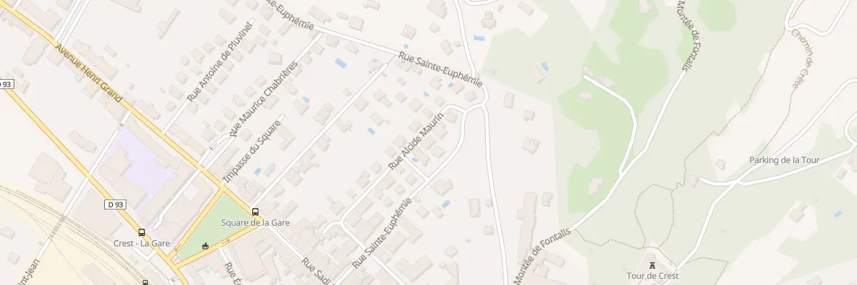 Plan du 70 Rue Doc Alcide Maurin à Crest