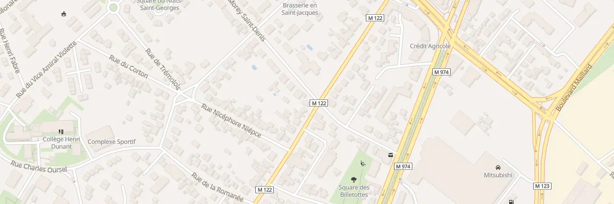 Plan du 98 Rue de Chenôve à Dijon
