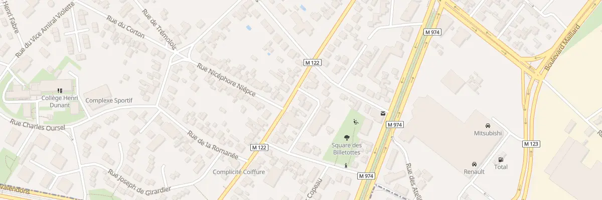 Plan du 97 Rue de Chenôve à Dijon