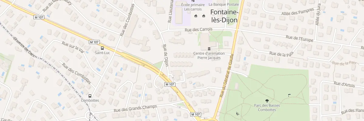 Plan du 1B Rue de Dijon à Fontaine-lès-Dijon