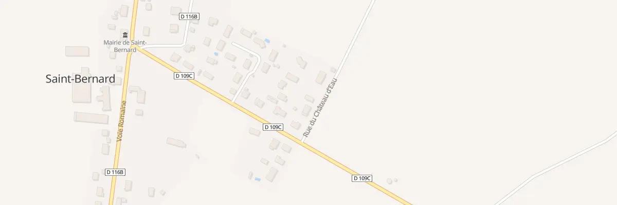 Plan du 3 Rue du Château d’Eau à Saint-Bernard