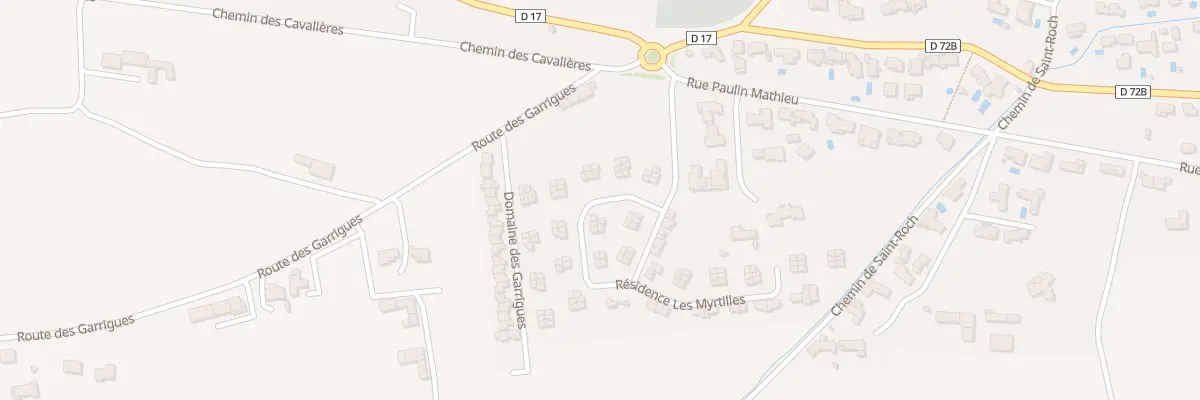 Plan du 729 Rue Paulin Mathieu à Eyguières