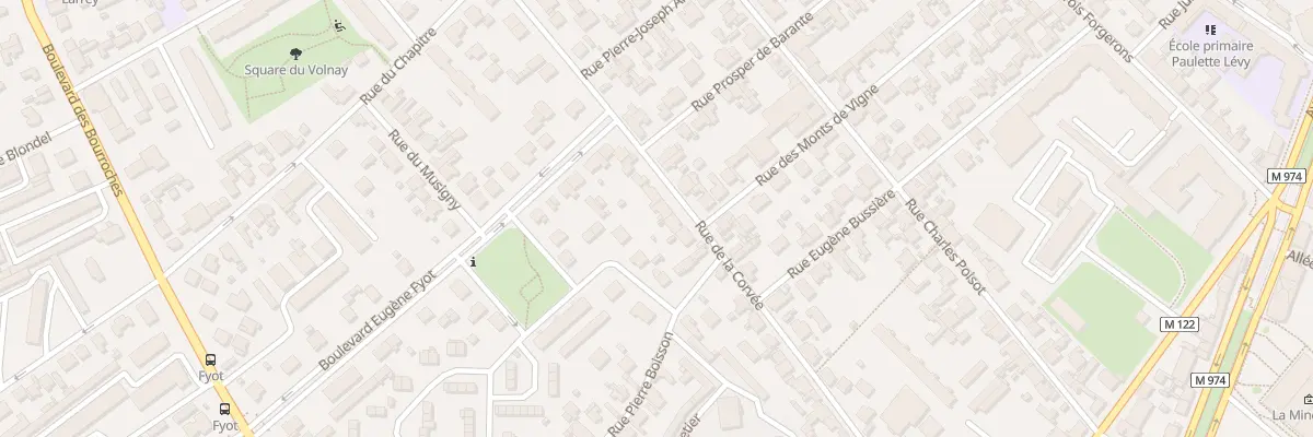 Plan du 45 Rue de la Corvée à Dijon