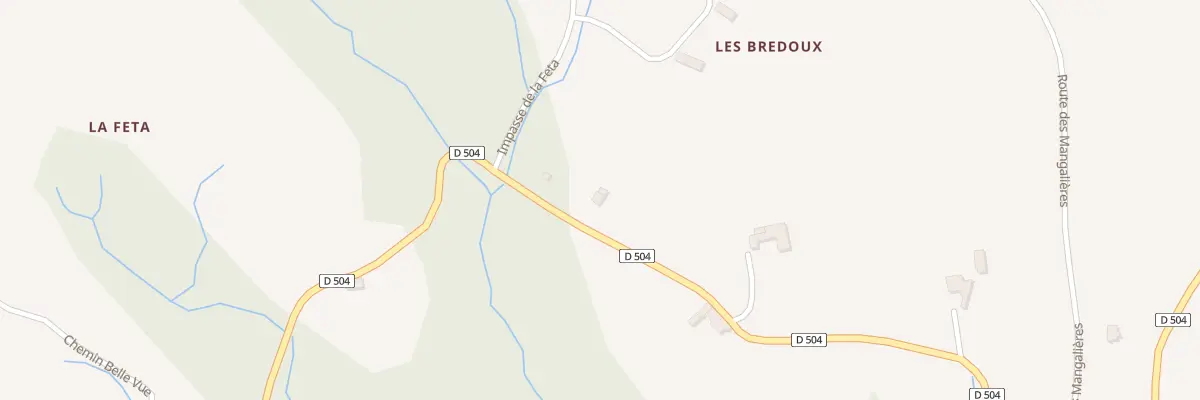 Plan du 1370 Rte des Audrieres à Montchenu