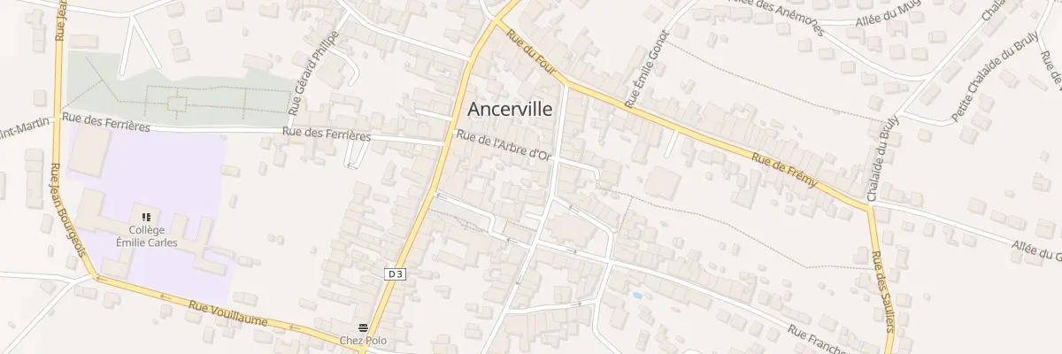 Plan du 16 Rue Debraux à Ancerville