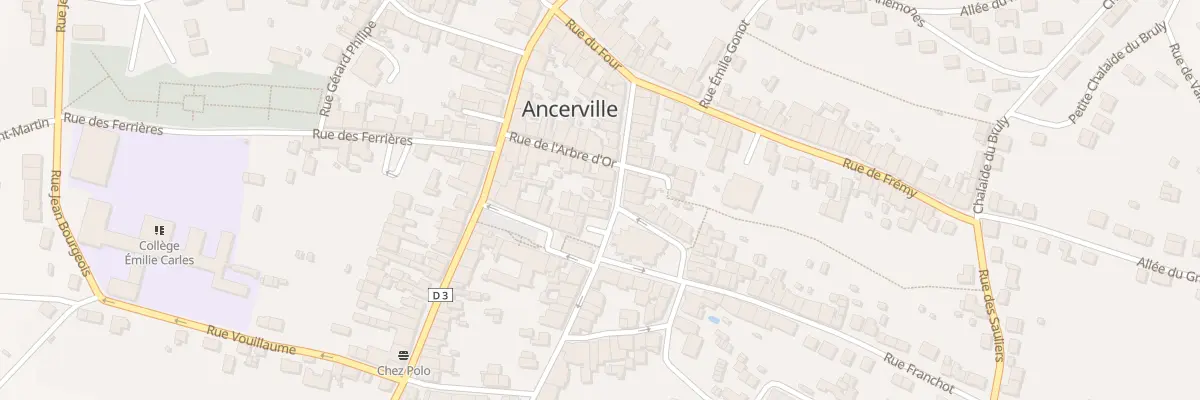 Plan du 18 Rue Debraux à Ancerville