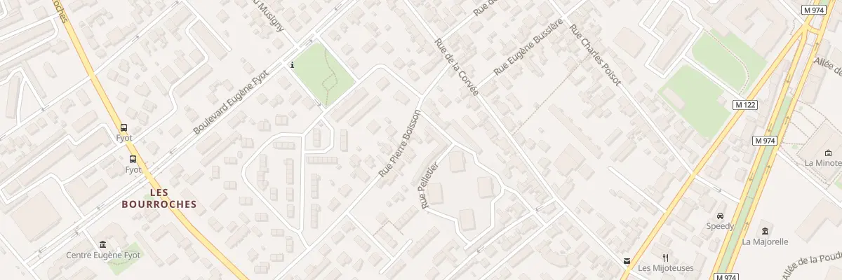 Plan du 13 Rue Pierre Boisson à Dijon
