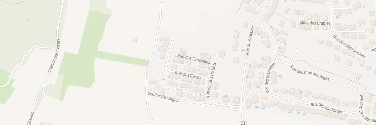 Plan du 6 Rue des Groseilles à Ahuy