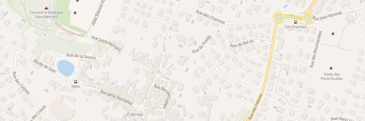 Plan du 4 Rue de Pouilly à Fontaine-lès-Dijon