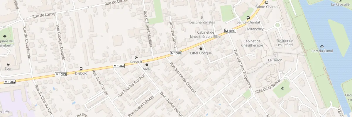 Plan du 43 Av Gustave Eiffel à Dijon